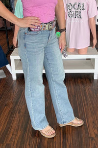 Hidden - Mid Rise Straight Jeans