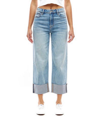 Hidden - Ella Wide Cuff Jeans