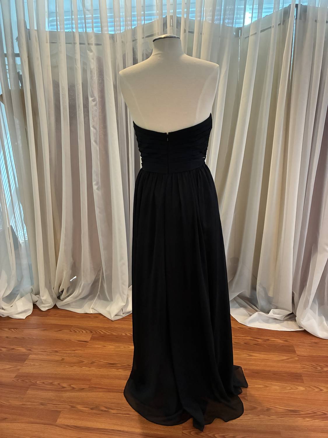 Angelina Faccenda - Women's Crinkled Chiffon Thin Straps Dress