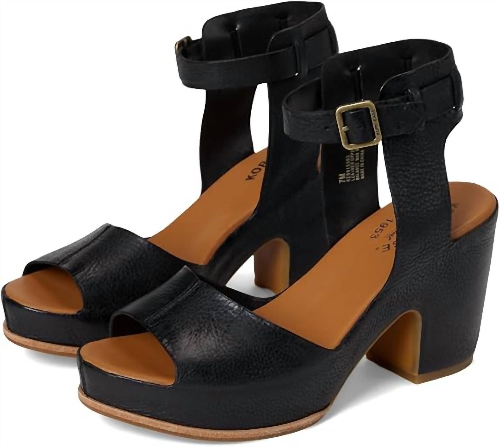 Kork-Ease - Women's Stasia Heeled Platform Sandals
