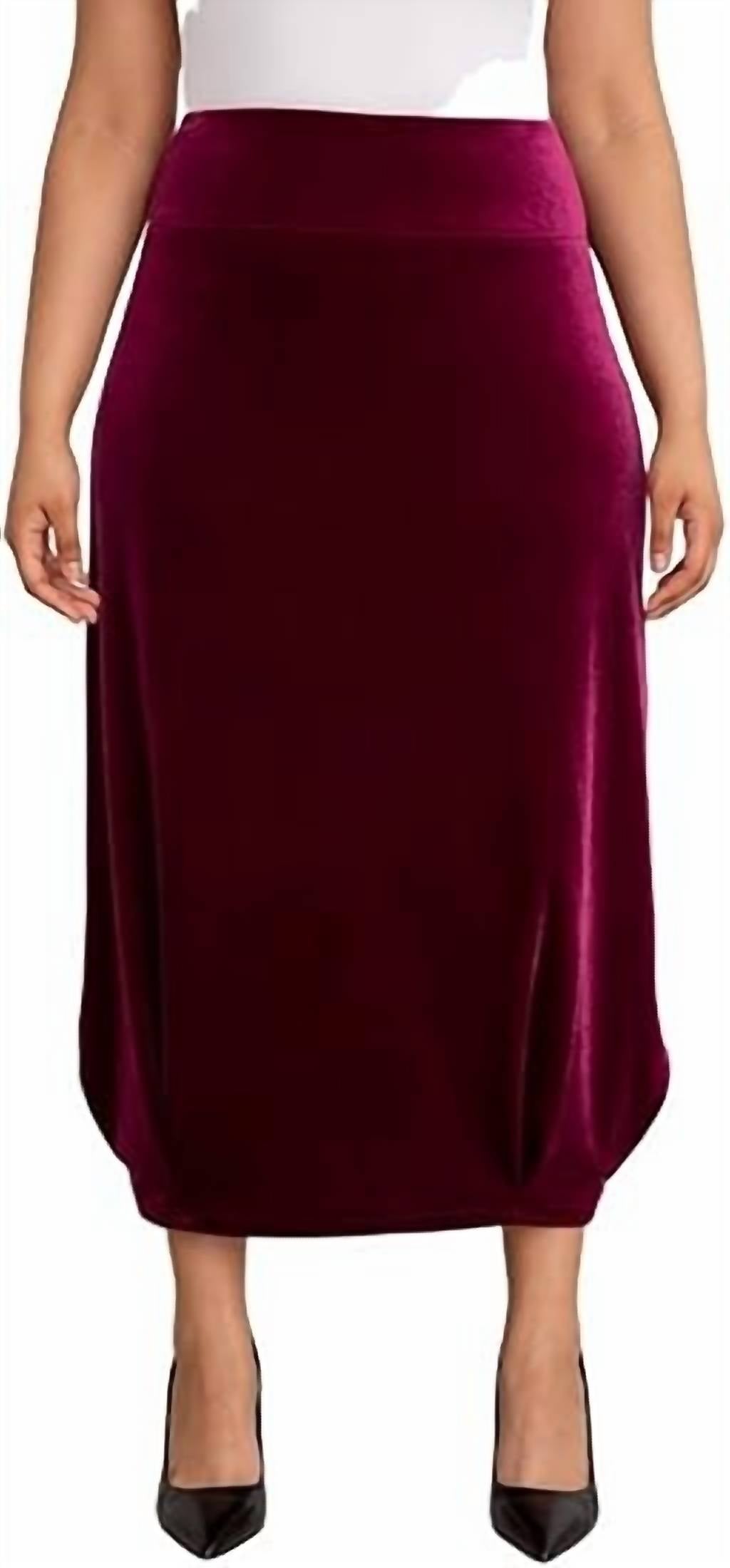 Sympli - Savvy Pleat Hem Skirt