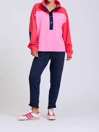 Shirty - Colorblock Long Sleeve Sweatshirt