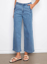 Charlie B - Scalloped Trim Jeans