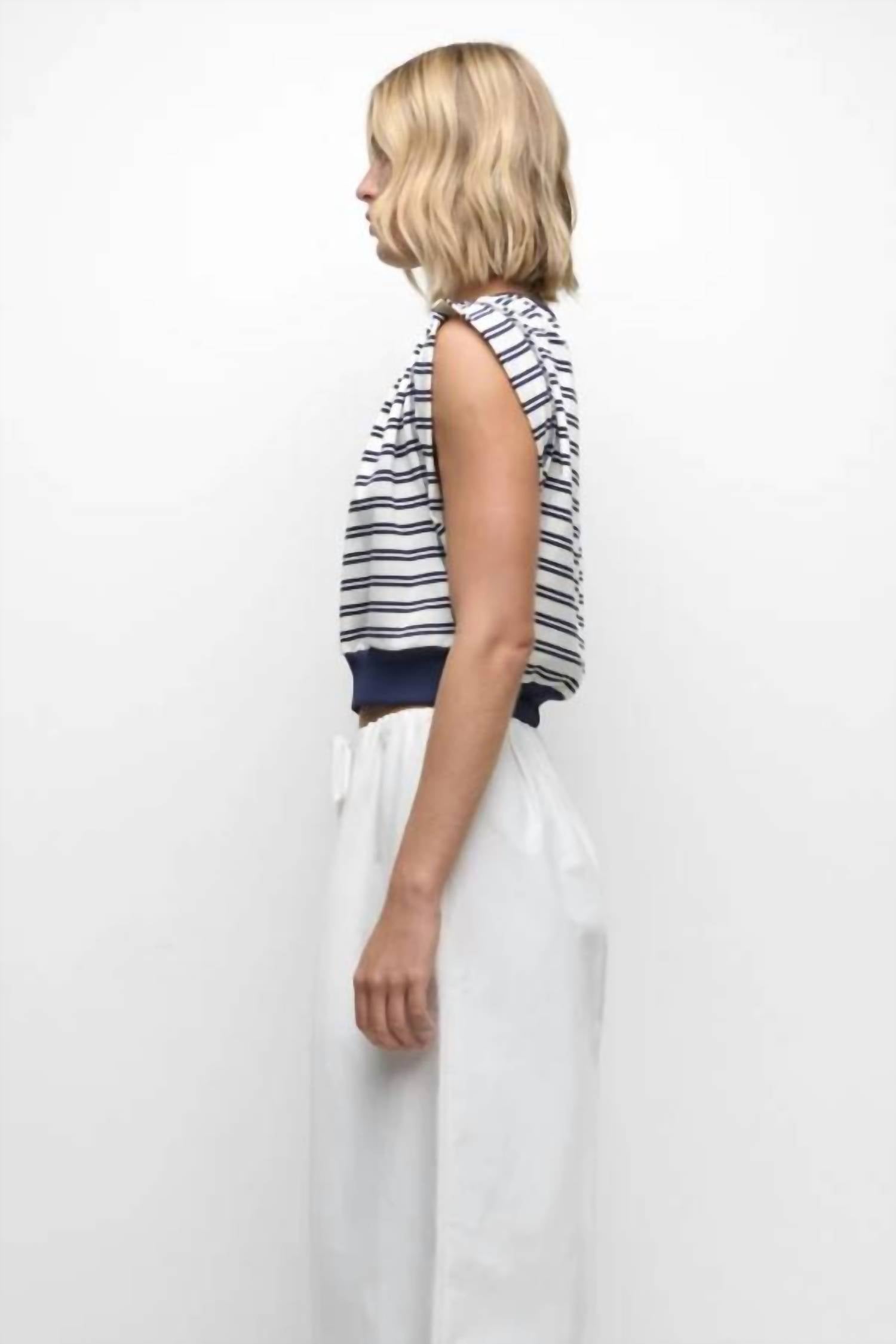 Simkhai - Joie Cap Sleeve Cotton Jersey Top