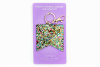 Taylor Elliott Designs - Women's Confetti Banner Acrylic Keychain