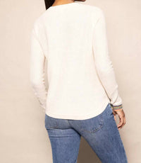 Lisa Todd - Double Track Henley Top