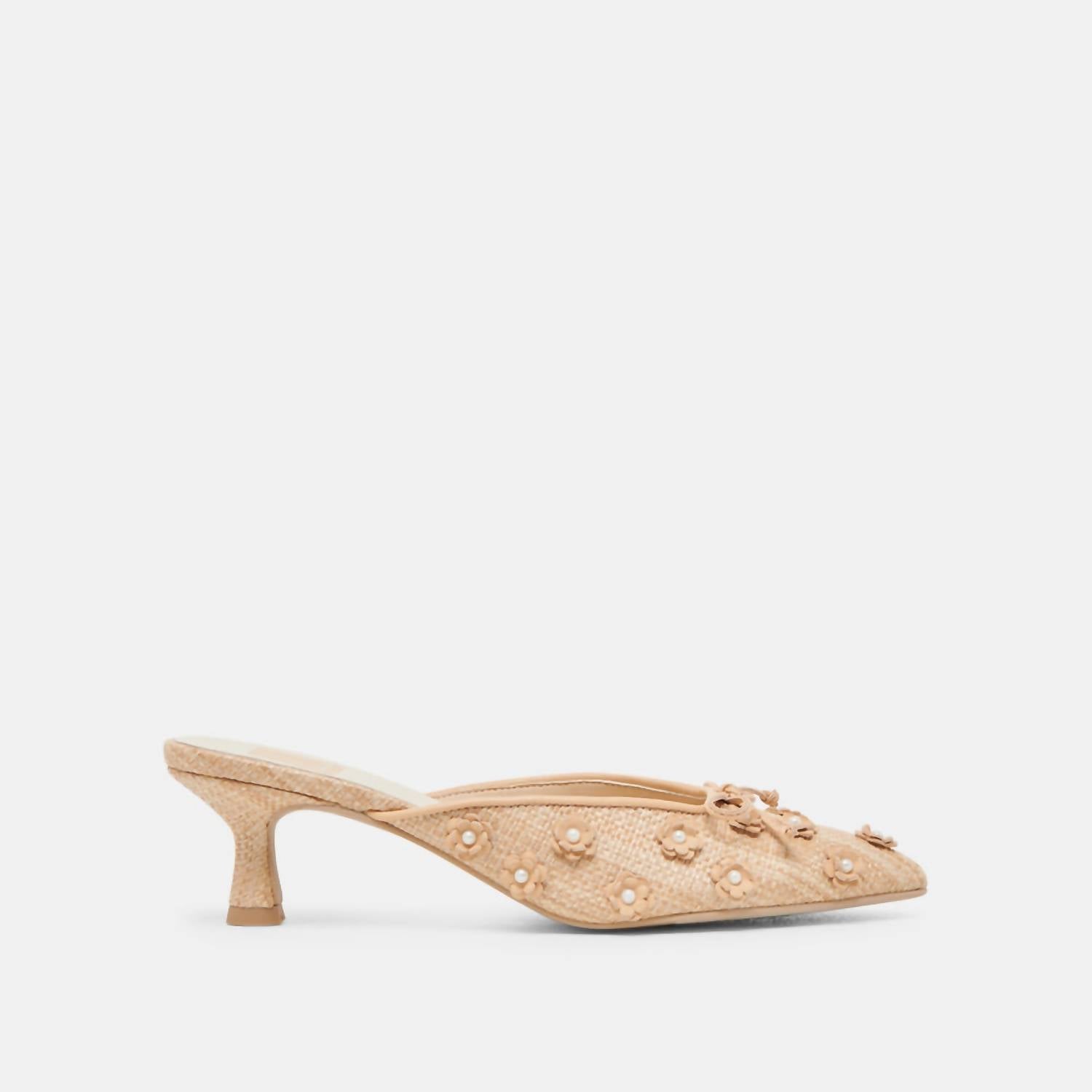 Dolce Vita - Women's Camilo Rattan Kitten Heels