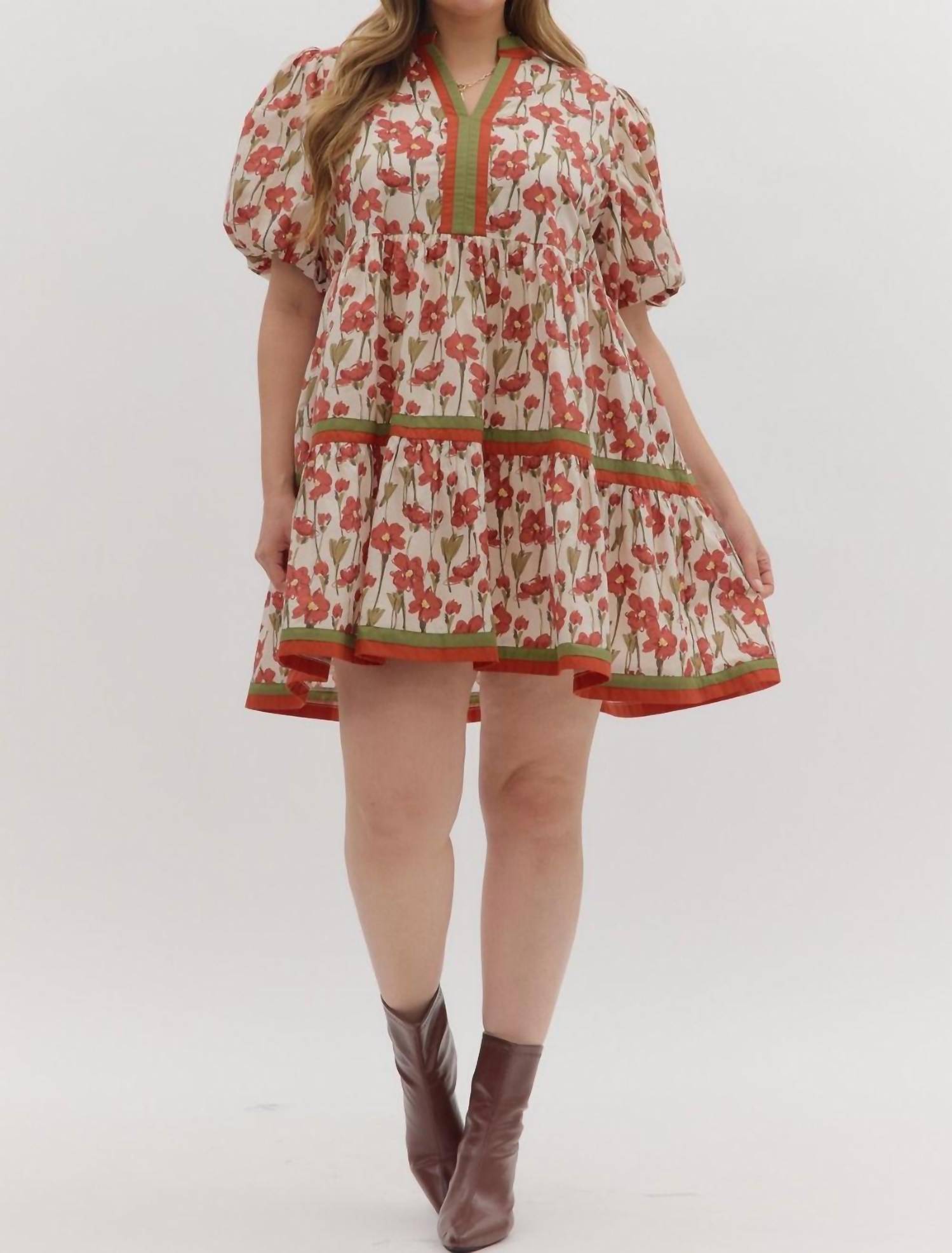 Entro - Harlow Mini Dress - Plus