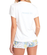 Wildfox - No9 'feelings Come' Short Sleeve Tee