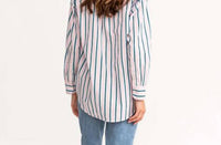 Kerri Rosenthal - Marti Striped Actually Shirt