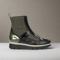 Fluchos Women's India D9331 Wedge Boot in green - women's shoe