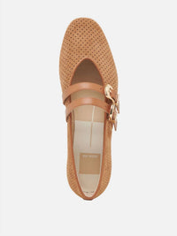 Dolce Vita Women's Baylee Flats in pecan perforated suede - women's flats - view 5