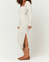 Project Social T - Allora Strapless Rib Midi Dress