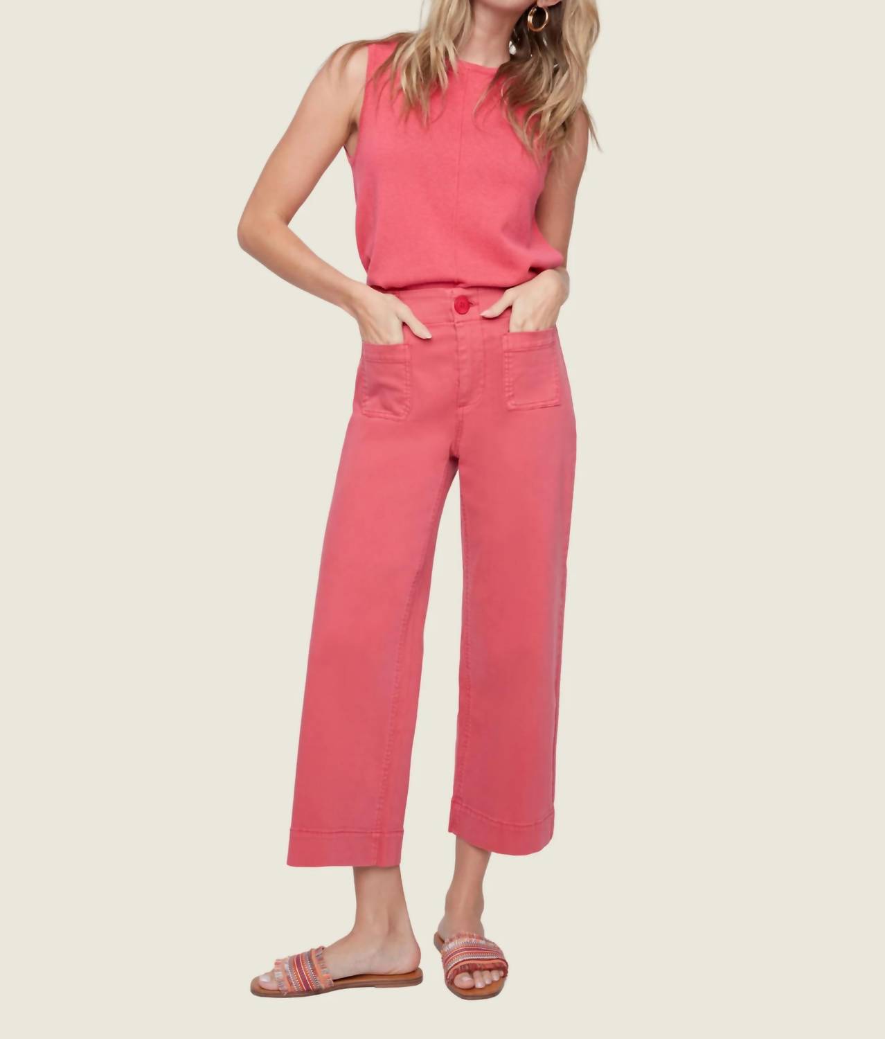 Renuar - Woven Crop Pant