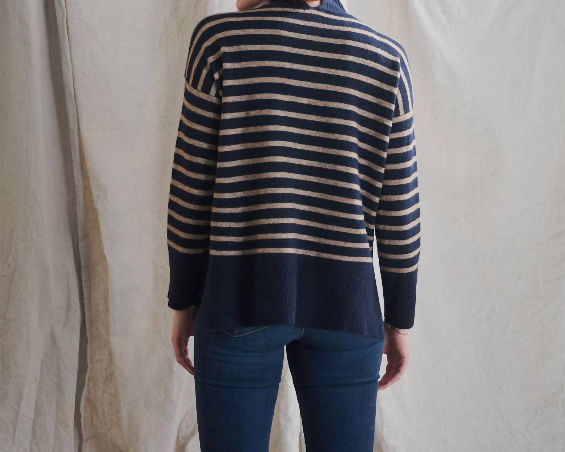 Hatley - Split Neck Mock Sweater