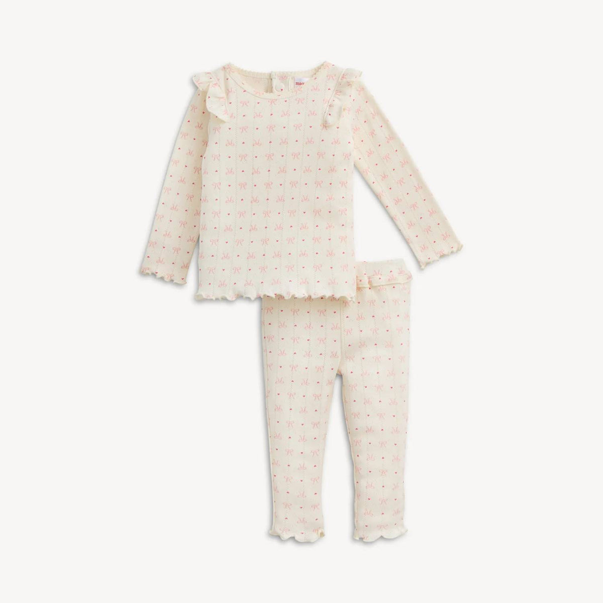 Magnetic Me - Girls Magnetic Ruffle Long Sleeve Pajamas