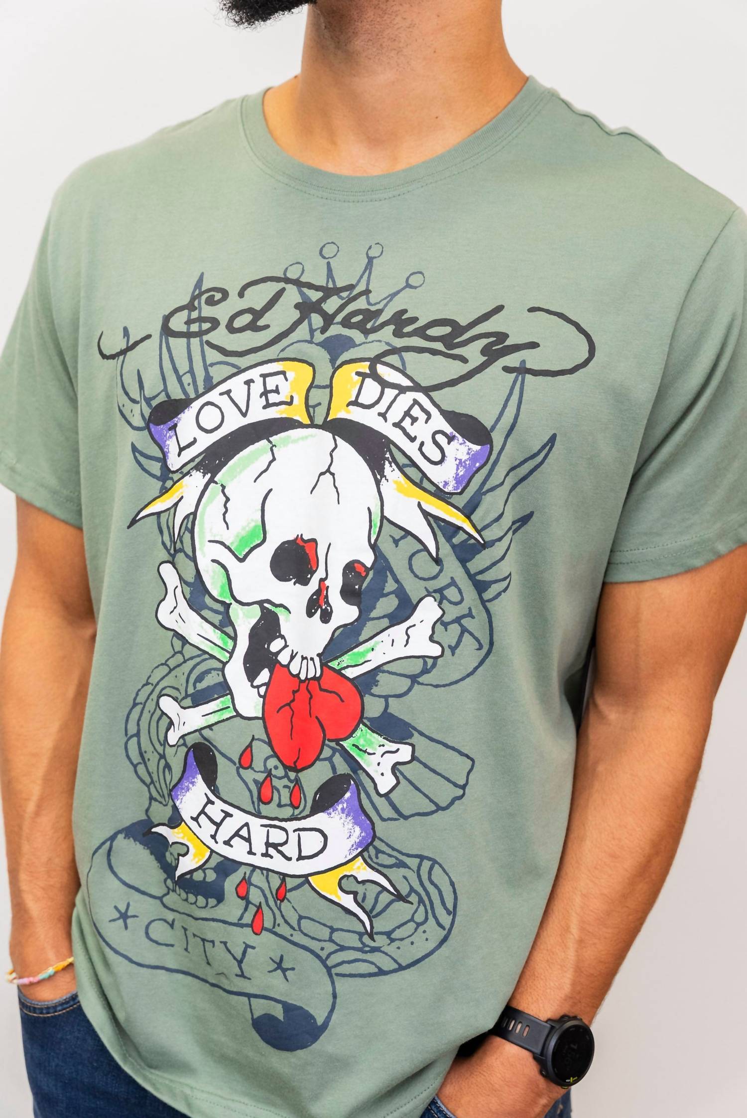 Ed Hardy - Heart Skull Tee