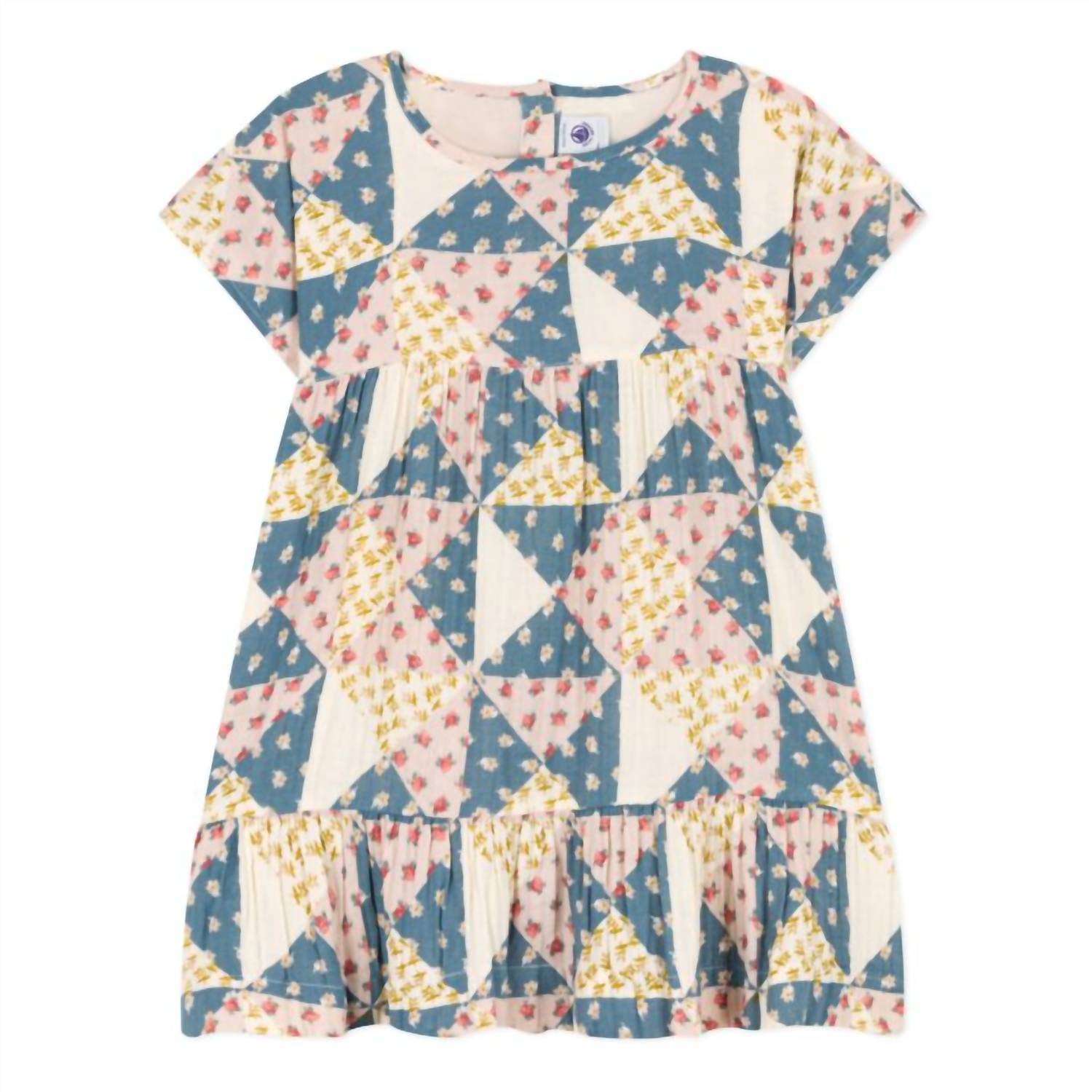 Petit Bateau - Girl's Patchwork Dress