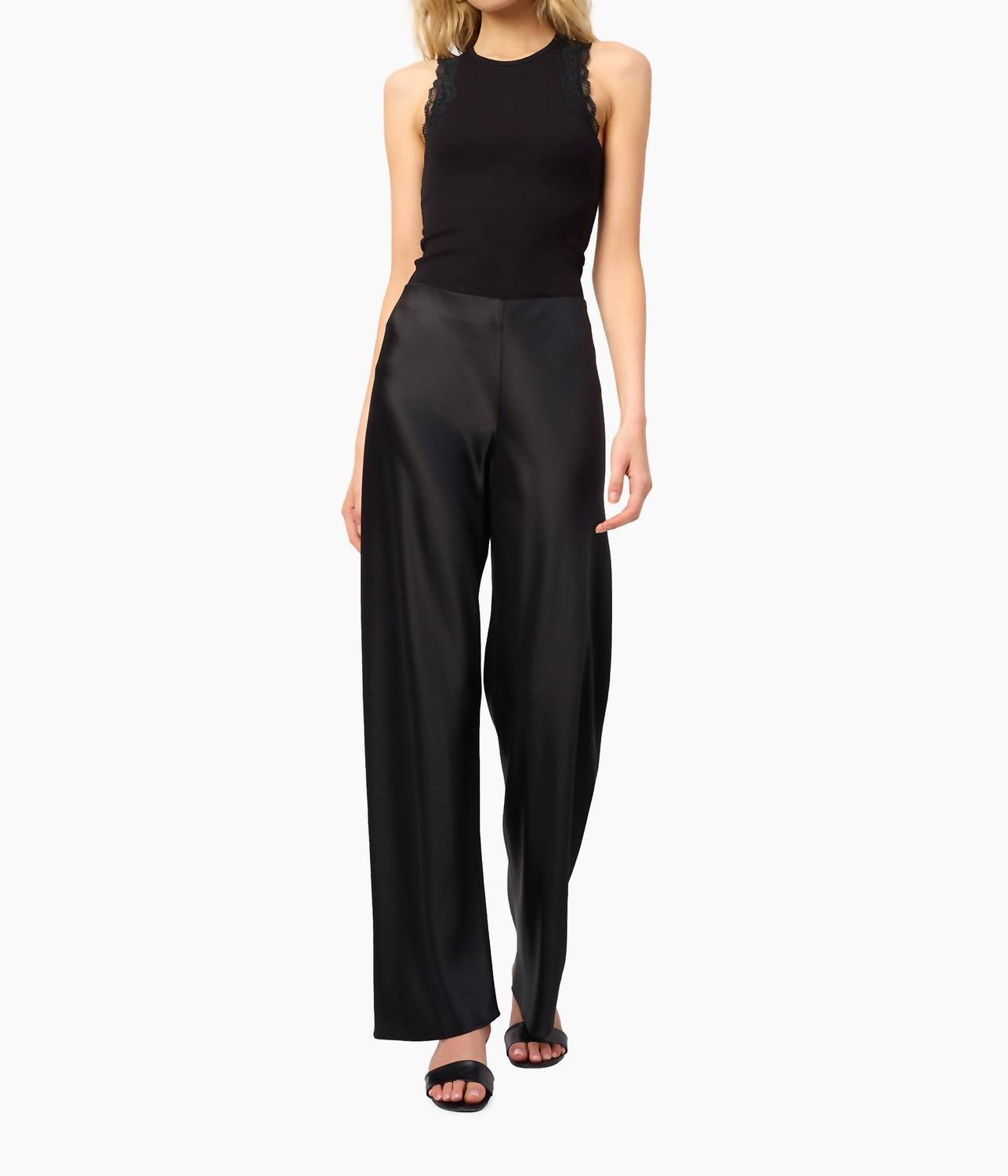 Cami Nyc - Bristol Mid Rise Satin Pull On Pant