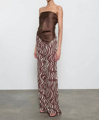 Enza Costa - Fluid Twill Scarf Top