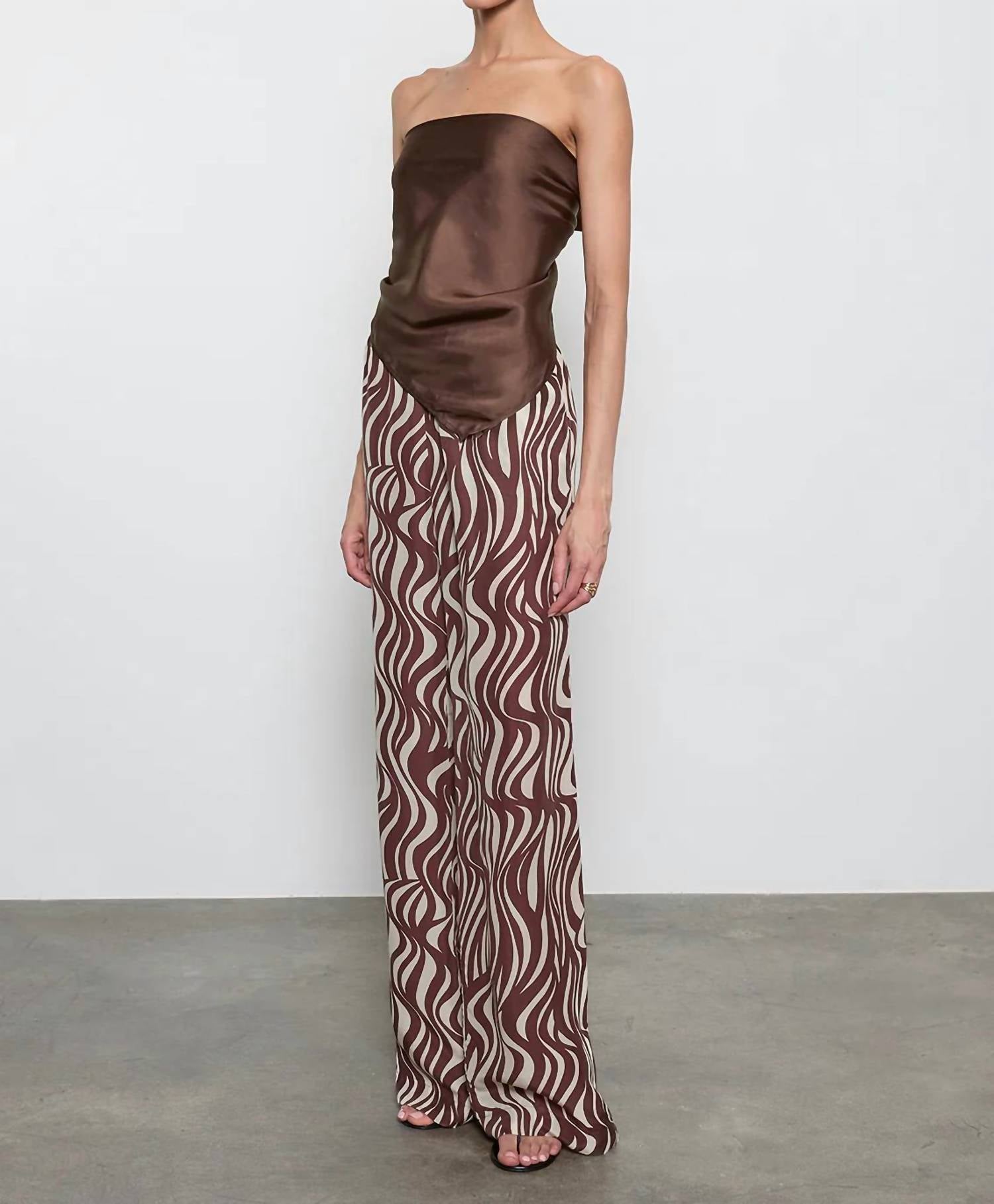 Enza Costa - Fluid Twill Scarf Top