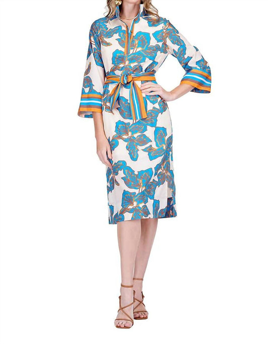 Jade - Band Collar Midi Dress