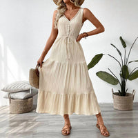 Lovesoft - Textured Sleeveless Midi Dress