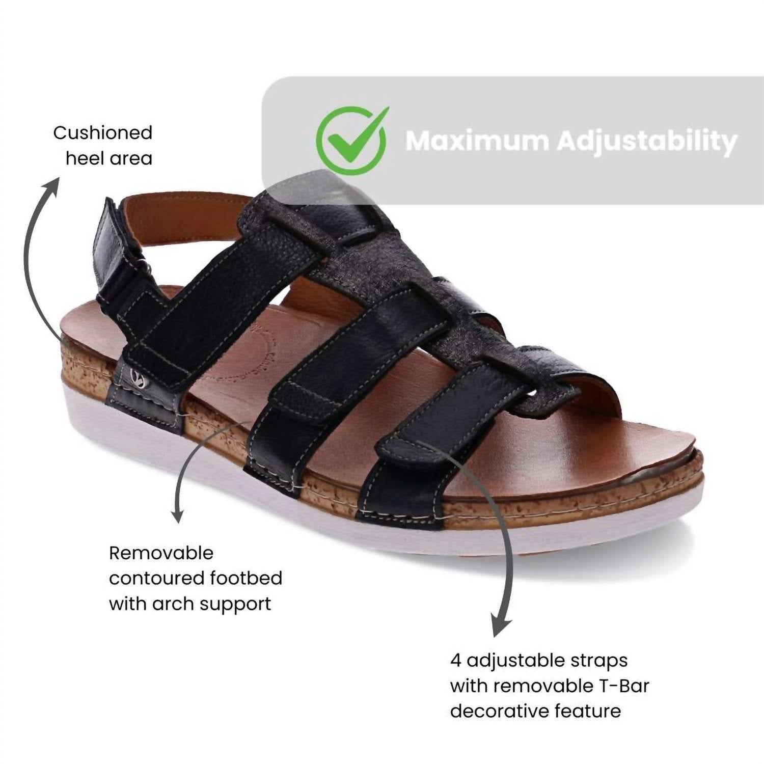 Revere - Women's Santorini Gladiator Sandal