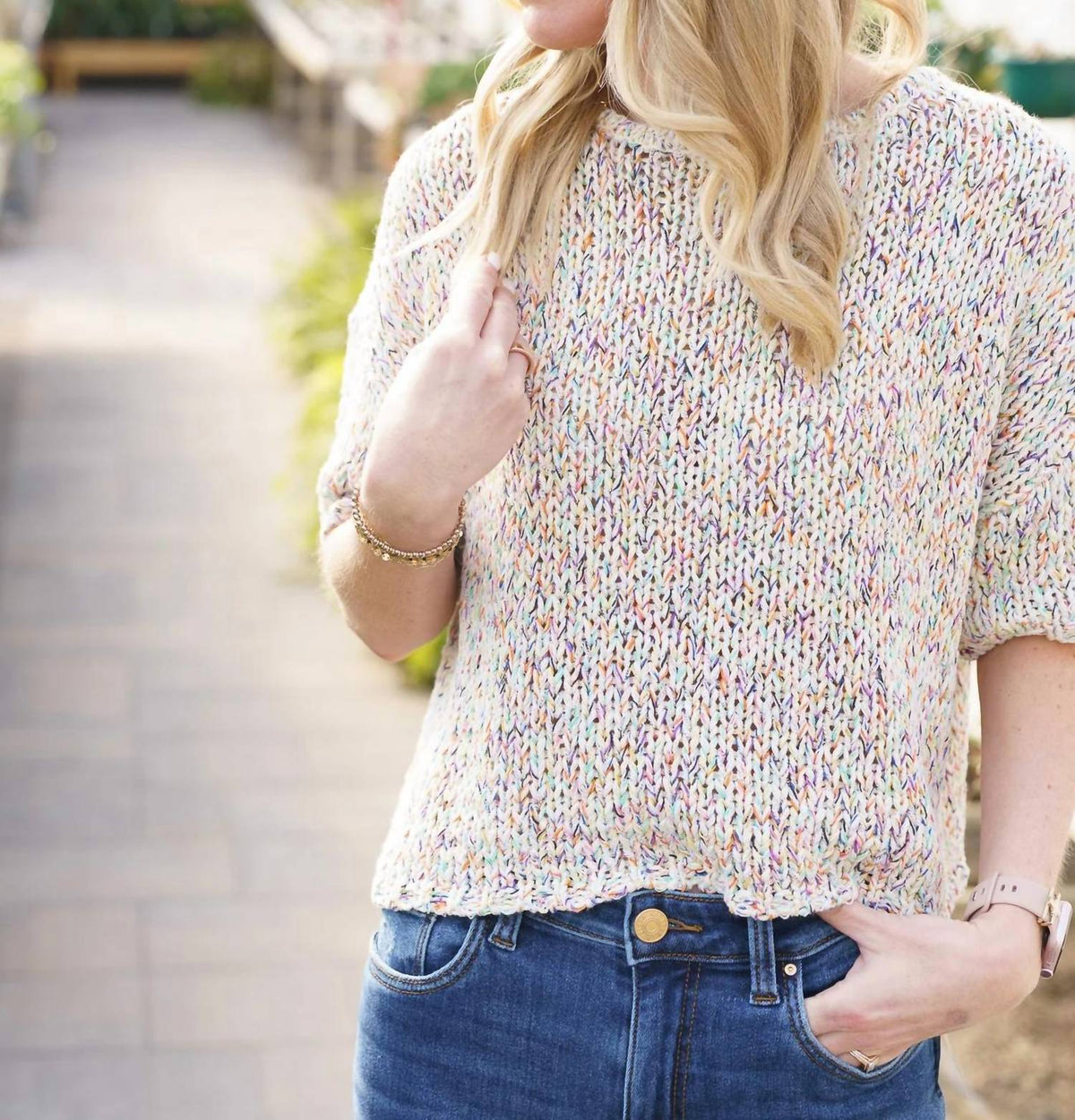 By Together - Short Sleeve Crew Sweater
