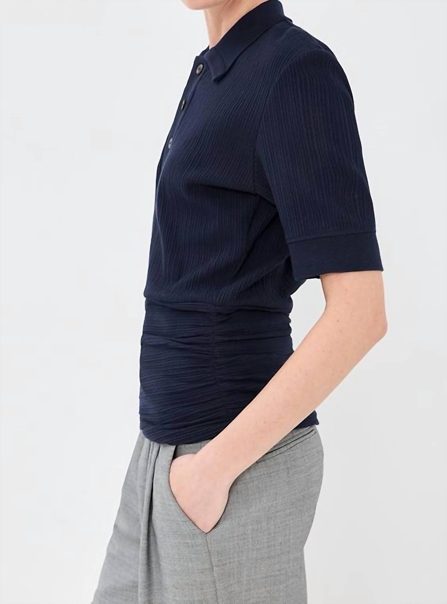 Victoria Beckham - Twist Detail Polo Top