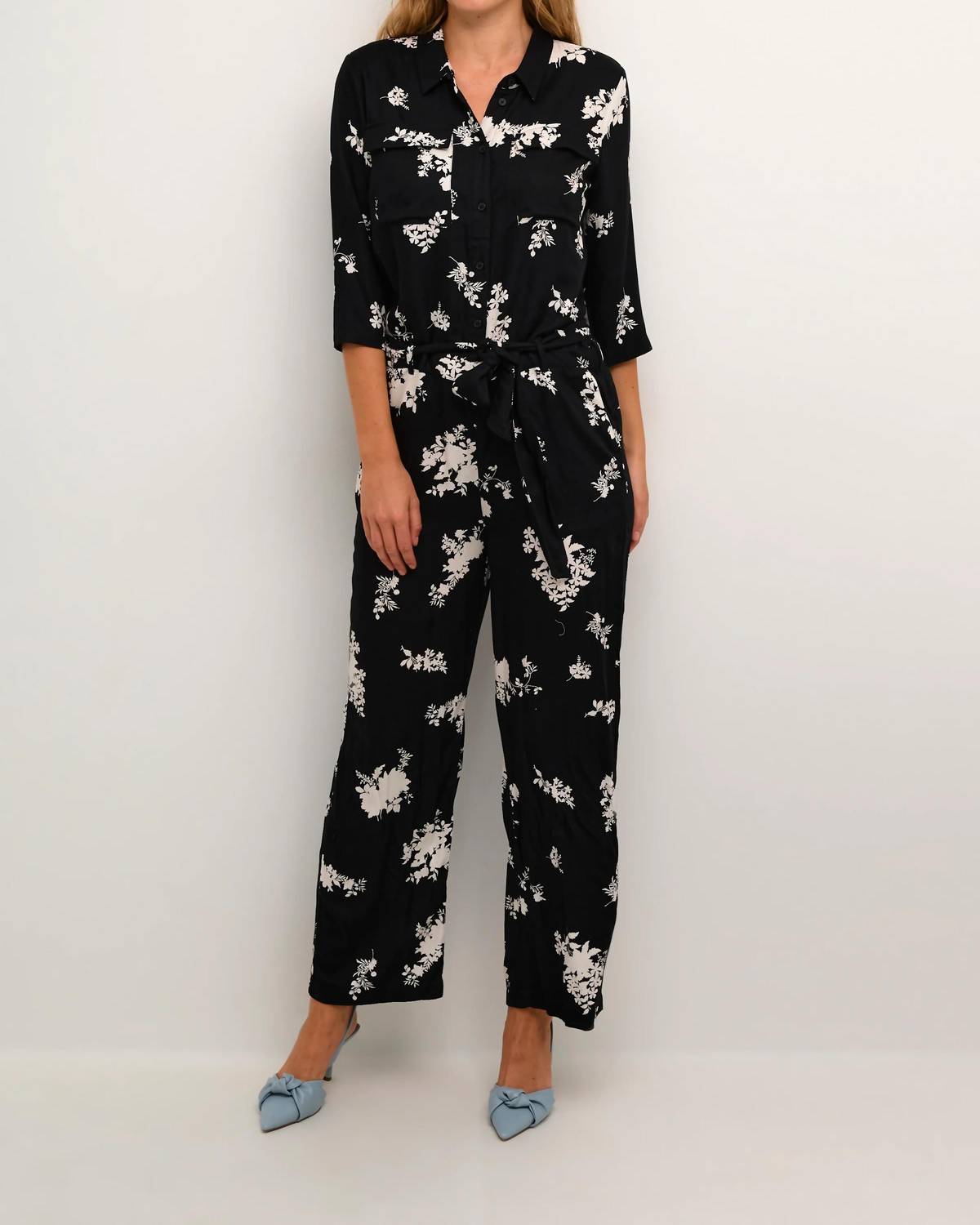 Kaffe - Rutie Three Quarter Sleeve Jumpsuit