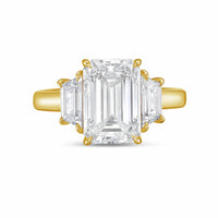 Diana M Jewels - Women's Emerald Lab-Grown Diamond Ring (10.00 Ct) - Bold