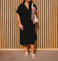Tribal - Flowy Shirt Dress