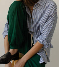 Donni. - Pop Button-down Shirt