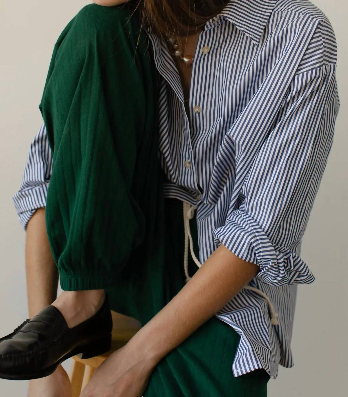 Donni. - Pop Button-down Shirt