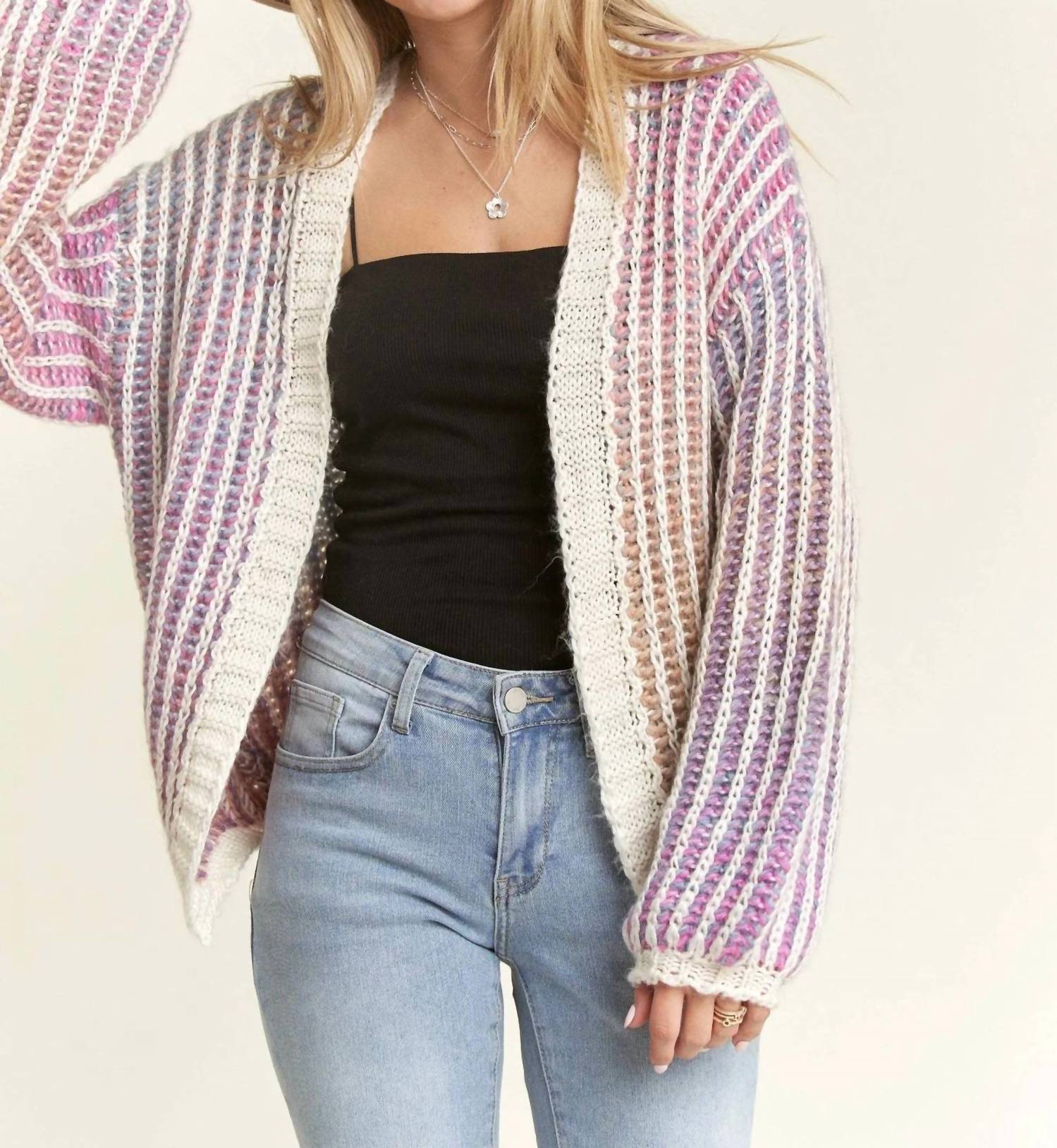 Madelyn - Ombre Sweater Cardigan
