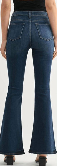 JUST BLACK DENIM Clean Bell Bottom Jean in dark wash - women's jeans - alternate view