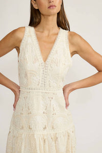 Lucy Paris - Francia Tiered Maxi Dress
