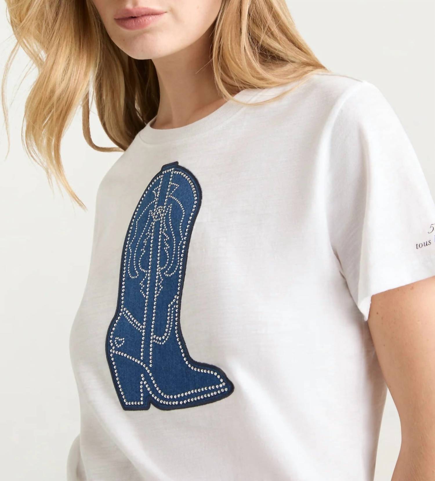 Cinq A Sept - Studs Denim Boot Tee