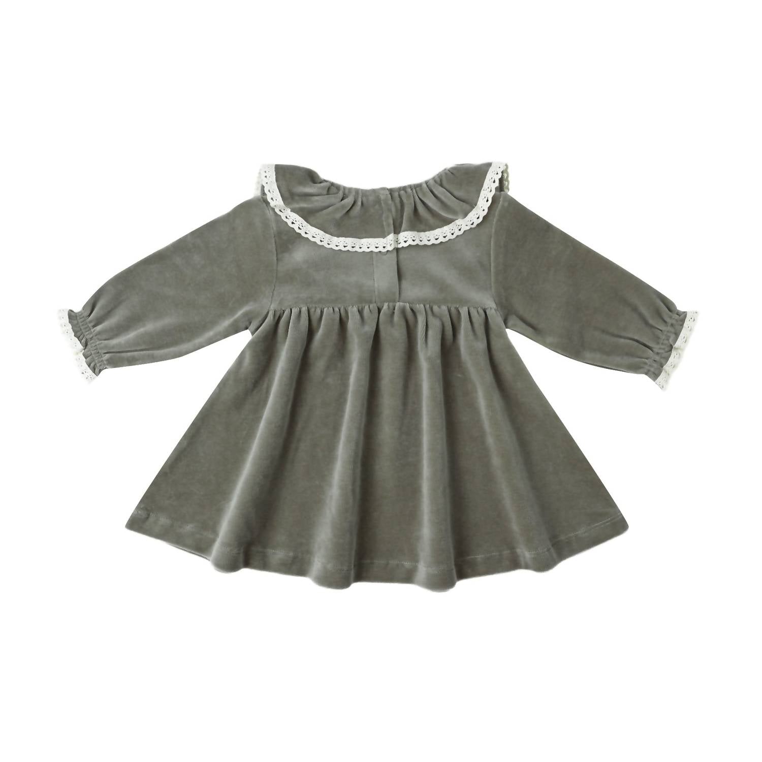 Quincy Mae - Girl's Velour Baby Dress