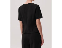 Exquise - Dove Short Sleeve Blouse