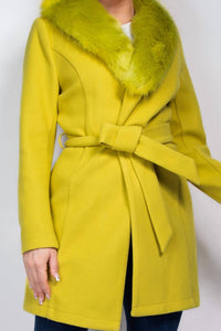 Haute Moda - Furry Trench Coat