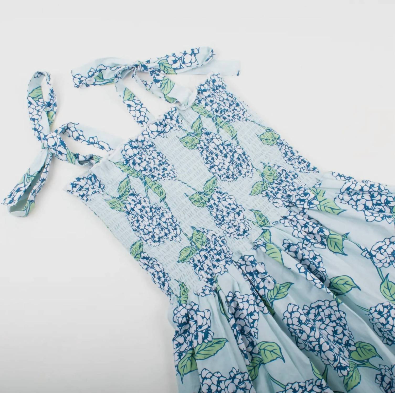 8 Oak Lane - Stem Tie Top Smocked Dress