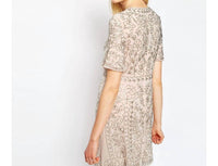 Needle & Thread - Linear Motif Embellished Shift Dress