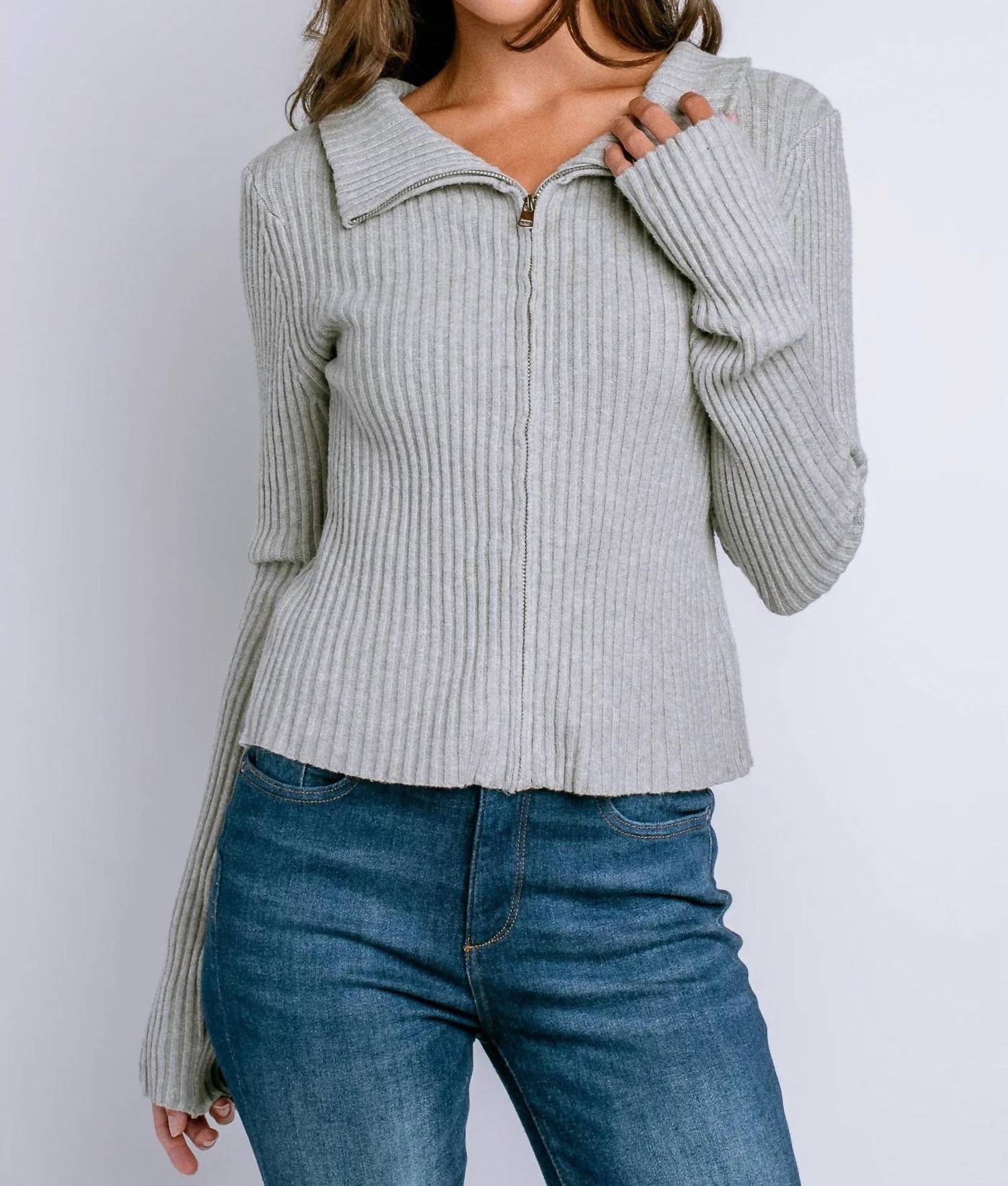 Deluc - Matt Zip Up Cardigan