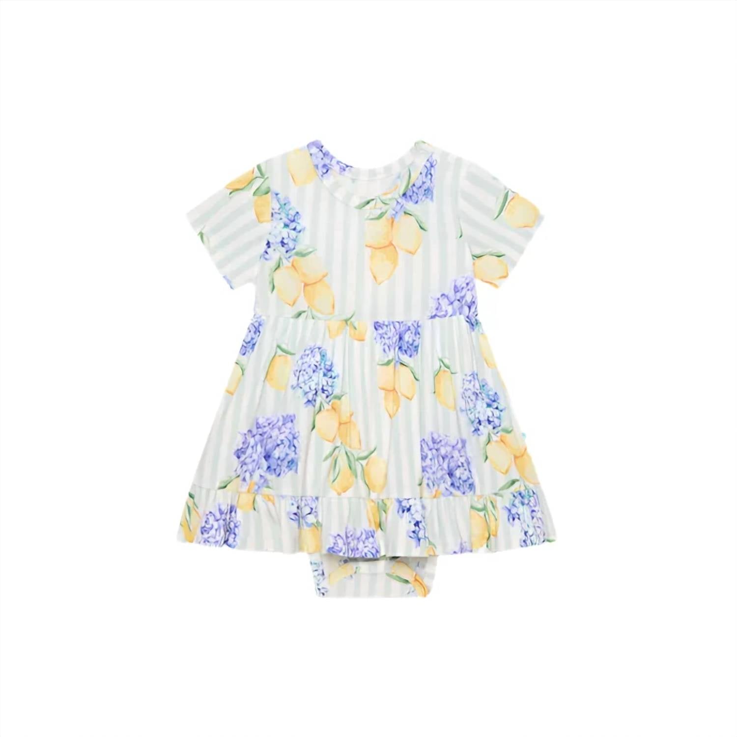 Posh Peanut - Girls Nicola Ruffled Bodysuit Dress