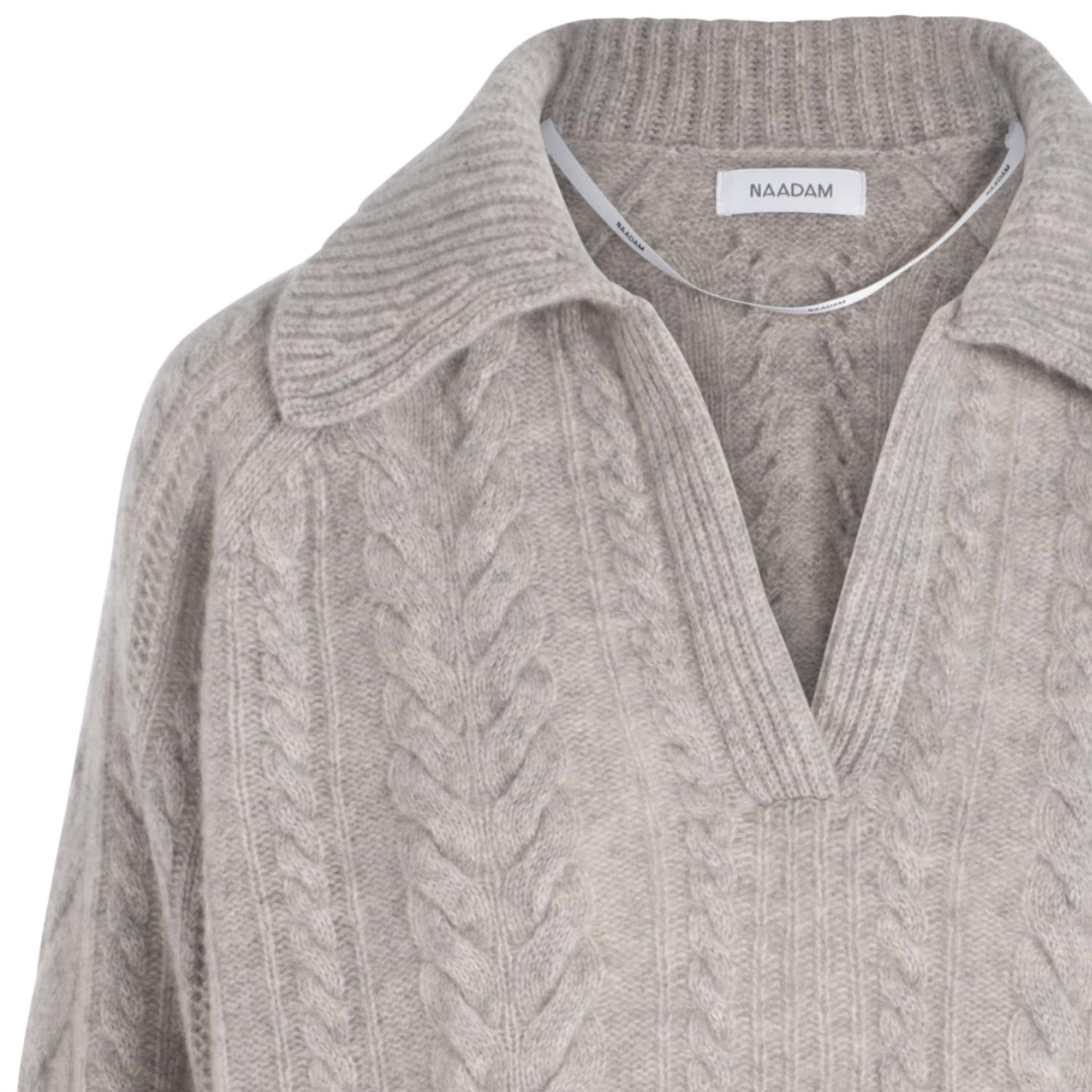 Naadam - Women's Cashmere Cable Polo