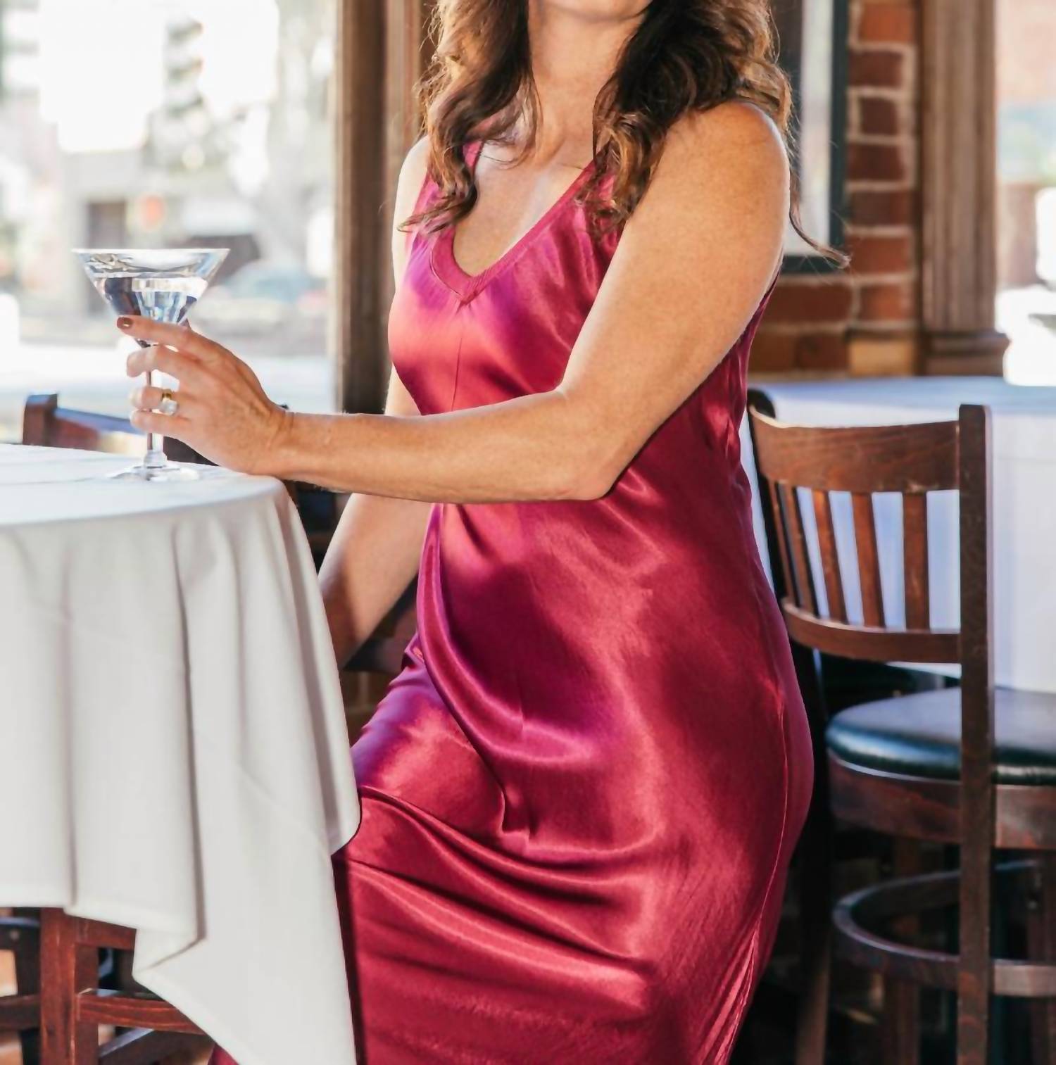 Michael Stars - Randi Satin Midi Dress