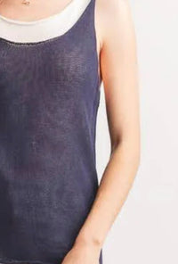 Papillon - Open Knit Layered Tank