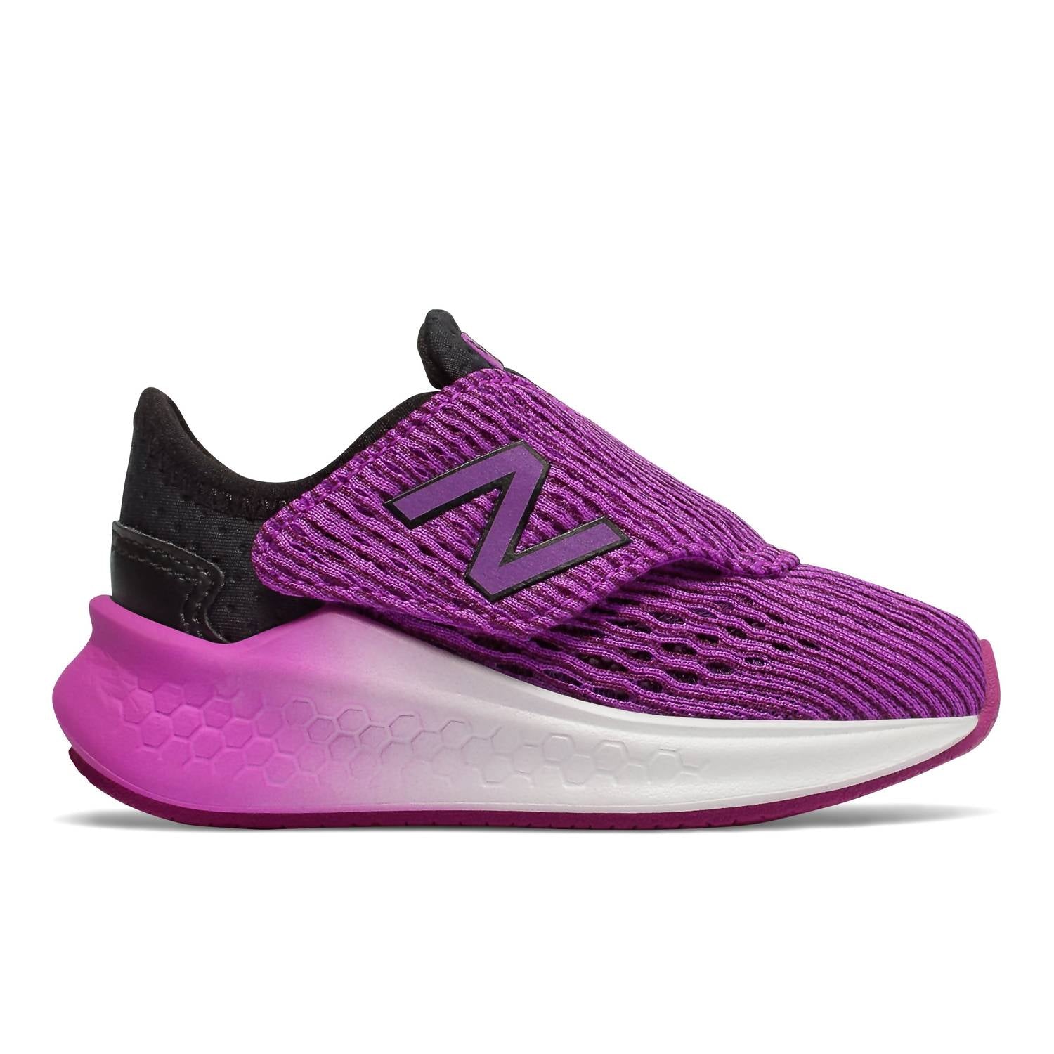 New Balance Kid's Fresh Foam Running Shoe in purple - kids' sneaker